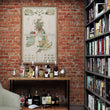 Load image into Gallery viewer, 1856 Geological and Paleontological Map of the British Isles