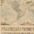 Load image into Gallery viewer, 1900 Le Petit Journal Mappemonde