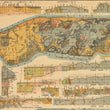 Load image into Gallery viewer, 1898 Geologic Map and Sections of Manhattan Island State of New York