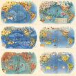 Load image into Gallery viewer, Pageant of the Pacific by: Miguel Covarrubias, 1940 - All Six Maps | FINE PRINT REPRODUCTION