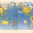 Load image into Gallery viewer, Pageant of the Pacific - PLATE VI. Native Means of Transportation in the Pacific Area by: Miguel Covarrubias, 1940 | FINE PRINT REPRODUCTION