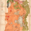 Load image into Gallery viewer, Vintage Map Print: Preliminary Geological Map of the Yellowstone National Park by Ferdinand Hayden, 1878