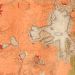 Load image into Gallery viewer, Vintage Map Print: Preliminary Geological Map of the Yellowstone National Park by Ferdinand Hayden, 1878