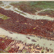 Load image into Gallery viewer, New York | Original Color By: Josef Ferdinand Klemm / F. E. Wachsmutg, 1908 - Bird's Eye View of Manhattan and portions of the Bronx, Queens, Brooklyn and the Jersey side of the Hudson River