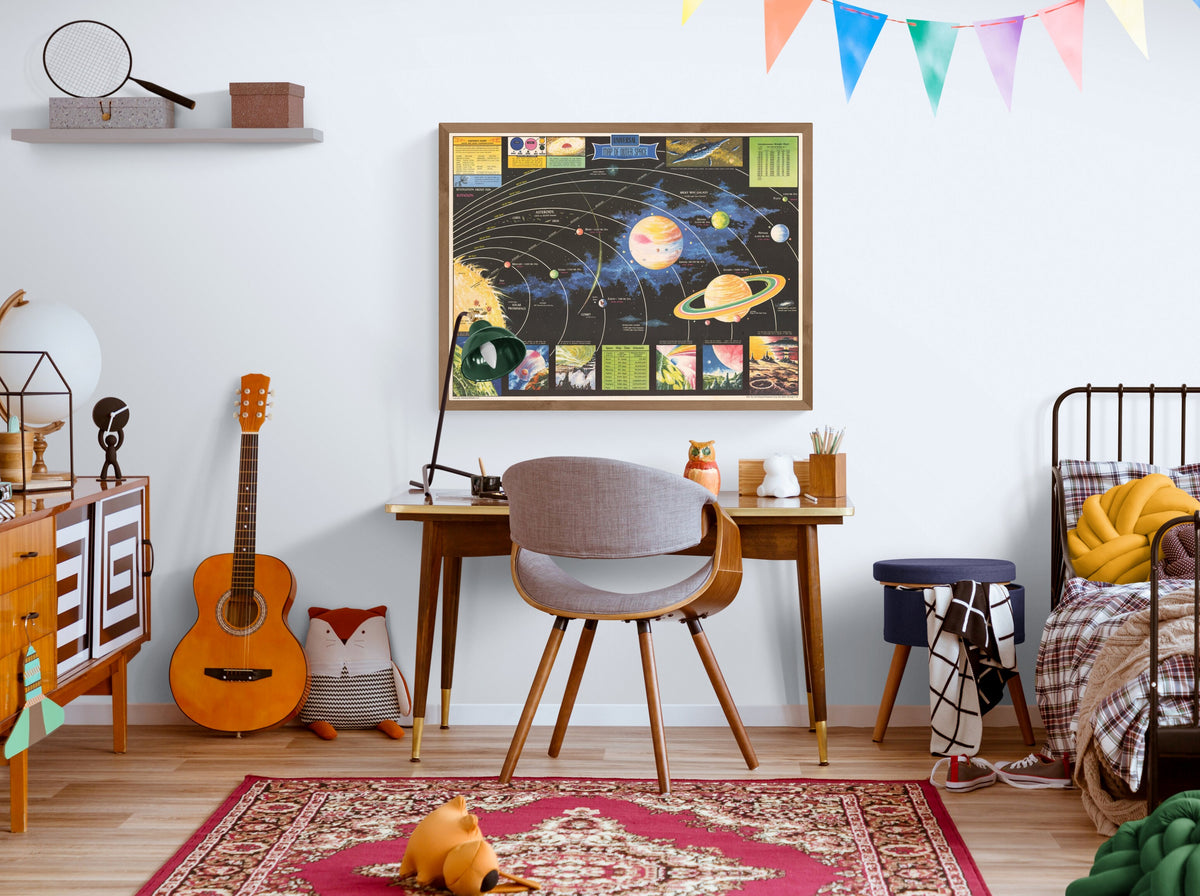 1958 Universal Map of Outer Space - theVintageMapShop.com – the