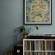 Load image into Gallery viewer, Wall Decor - Apartment or Dorm Vintage Prohibition Era Map, Beer Wine, Liquor, Alcohol