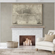 Load image into Gallery viewer, 1827 Greenwoood’s Six Sheet Map of London | Fabric Adhesive Wall Mural