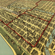 Load image into Gallery viewer, All elevated trains in Chicago Stop at the Chicago Rock Island and Pacific Railway Station, only one on the Loop By: Poole Brothers,1897