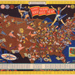 Load image into Gallery viewer, Albert Richard Football Map by: Albert Richard, 1939 - Fine Reprint