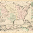 Load image into Gallery viewer, Vintage Map Print: Johnson's New Military Map of the United States Showing the Forts Military Posts & All the Military Divisions with Enlarged Plans of Southern Harbors from Authentic Data Obtained at the War Department, 1861