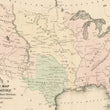 Load image into Gallery viewer, Vintage Map Print: Johnson's New Military Map of the United States Showing the Forts Military Posts & All the Military Divisions with Enlarged Plans of Southern Harbors from Authentic Data Obtained at the War Department, 1861