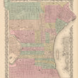 Load image into Gallery viewer, Vintage Map Print of Philadelphia by: Joseph H. Colton, 1856