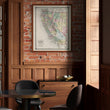 Load image into Gallery viewer, 1875 County Map of California and Nevada
