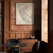 Load image into Gallery viewer, 1872 Map of Nevada and California