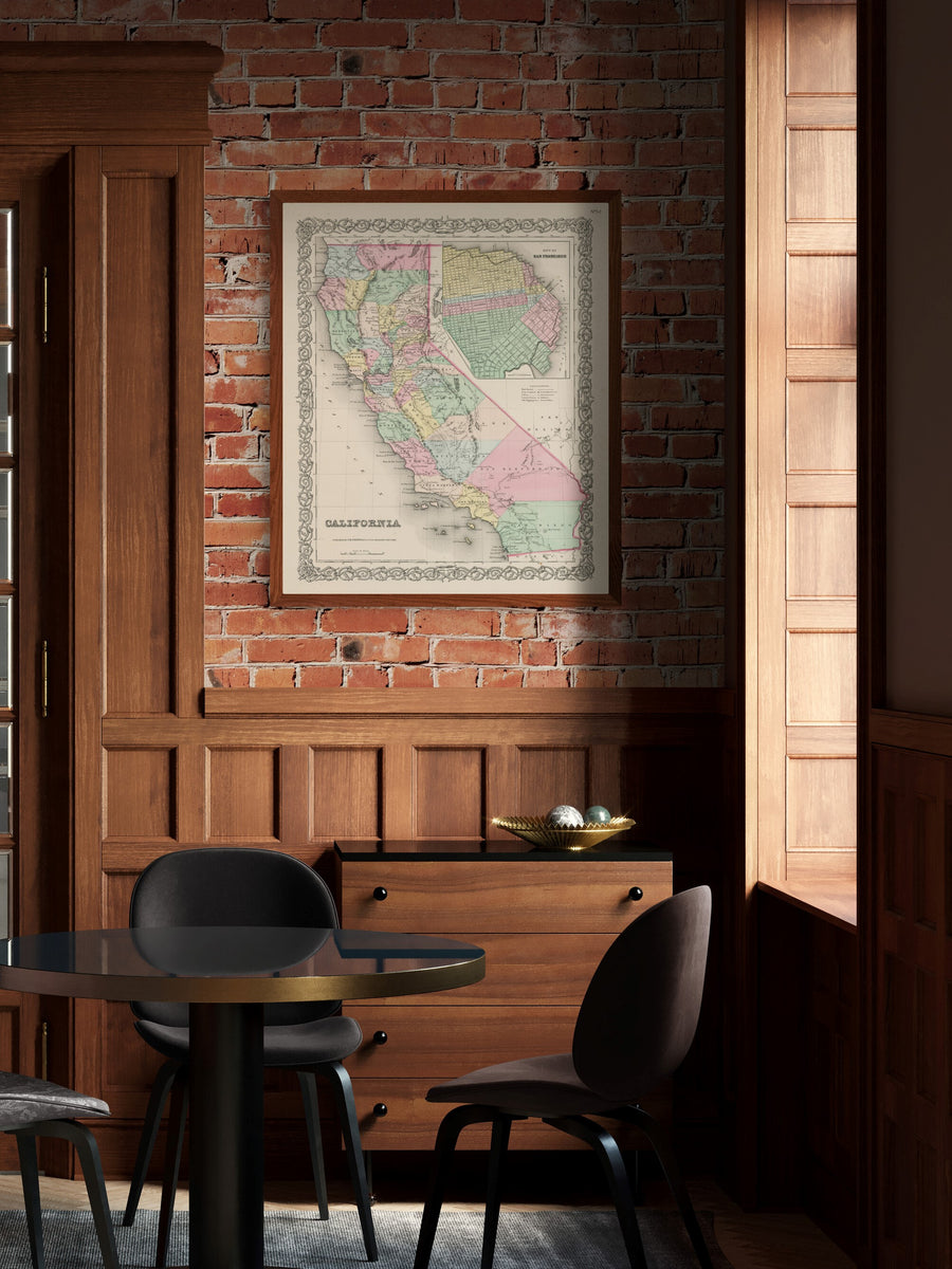 San Francisco Bay, California 3-D Nautical Wood Chart, Large, 24.5 x