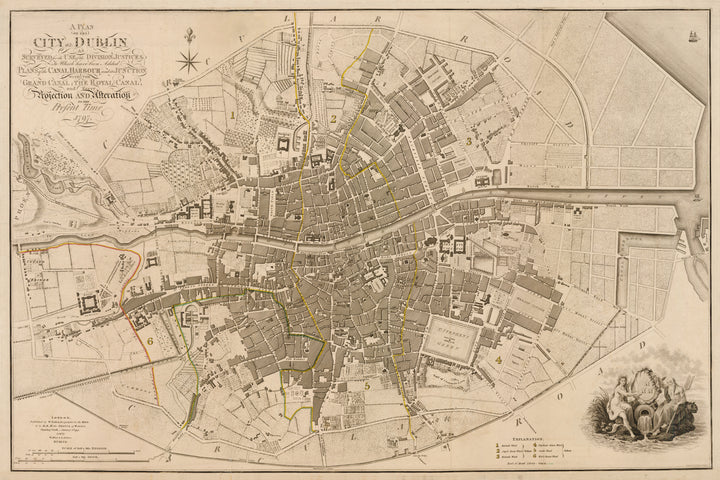 A Plan of the City of Dublin, 1797