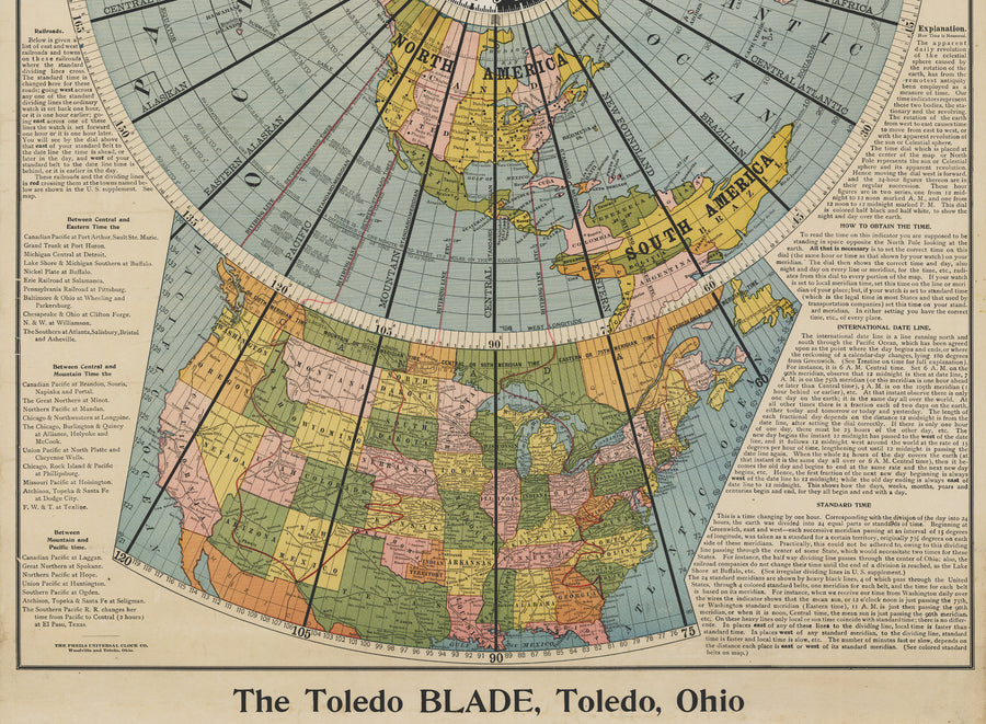 1906 The Pheil's Universal Time Indicator