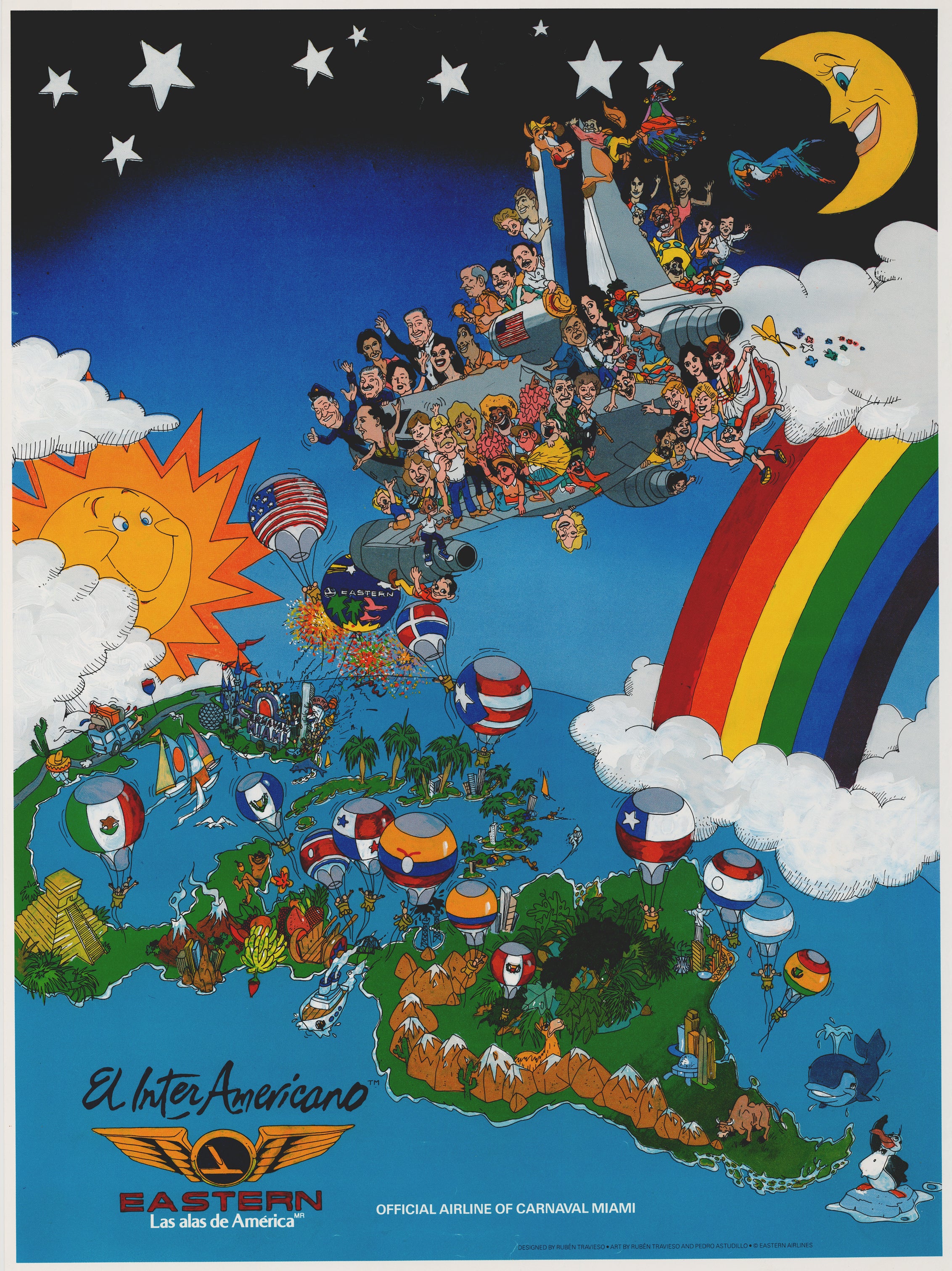 Vintage Poster El Inter Americano, 1984 – the Vintage Map Shop