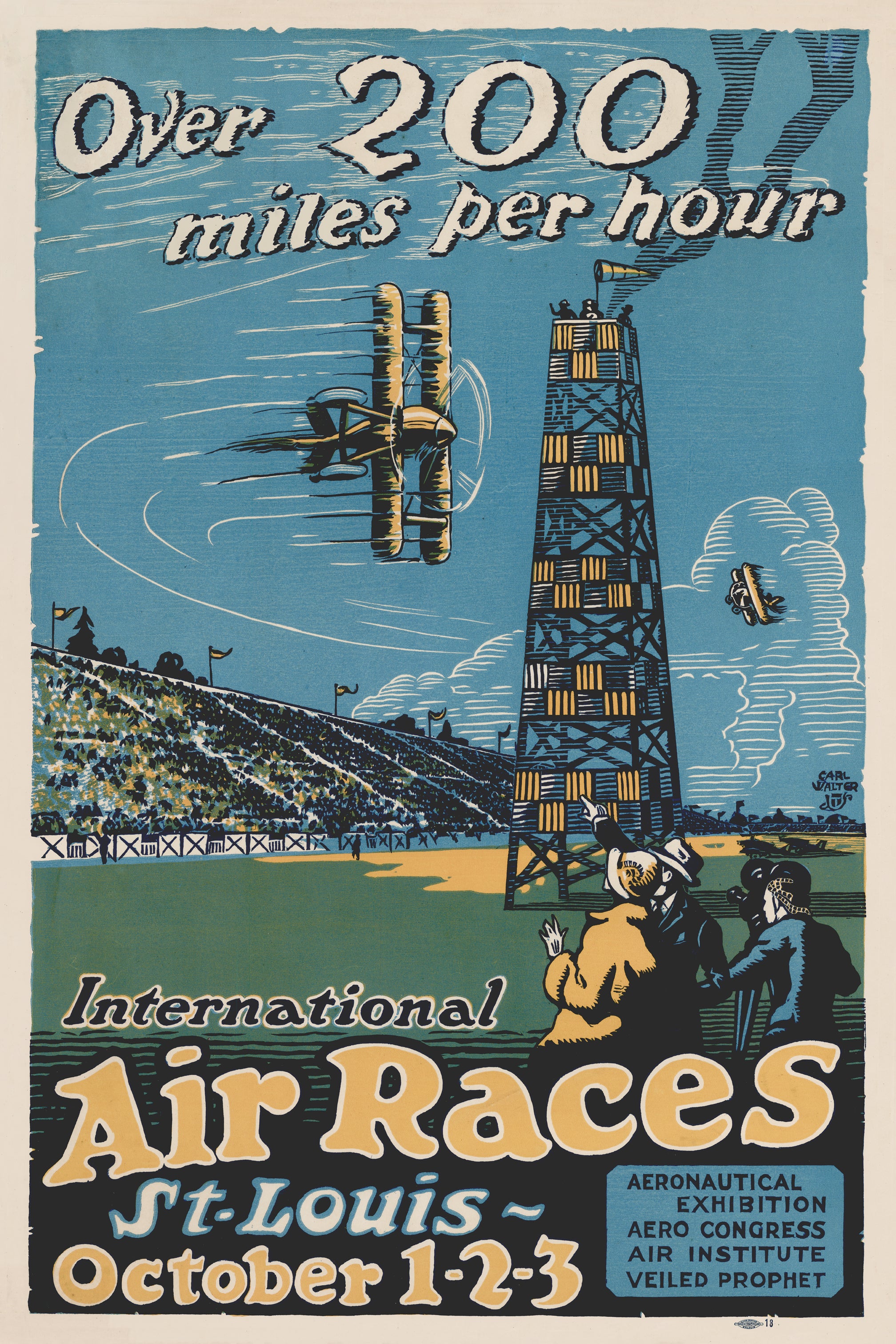 Over 200 Miles Per Hour - International Air Races, St. Louis, 1923 ...