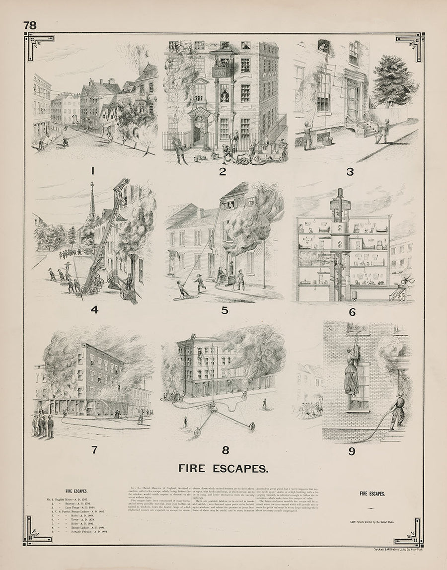 1892 Fire Escapes