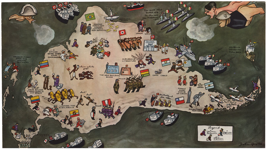 South America Under The Axis or the Heil with the Monroe Doctrine ...