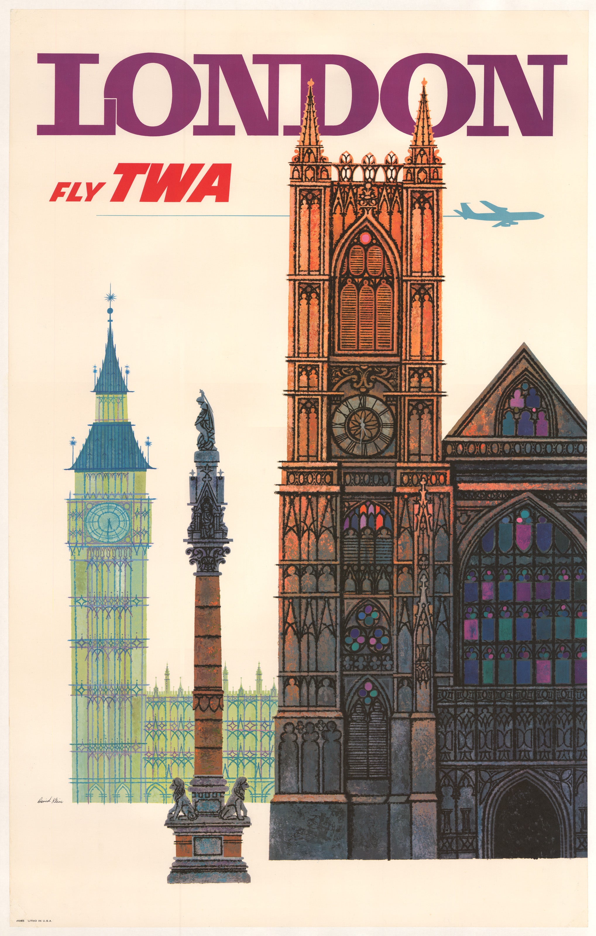 1960's Fly TWA London