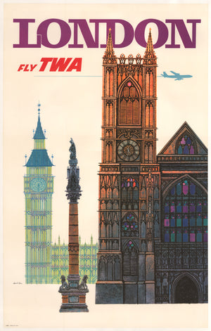 1960's Fly TWA London