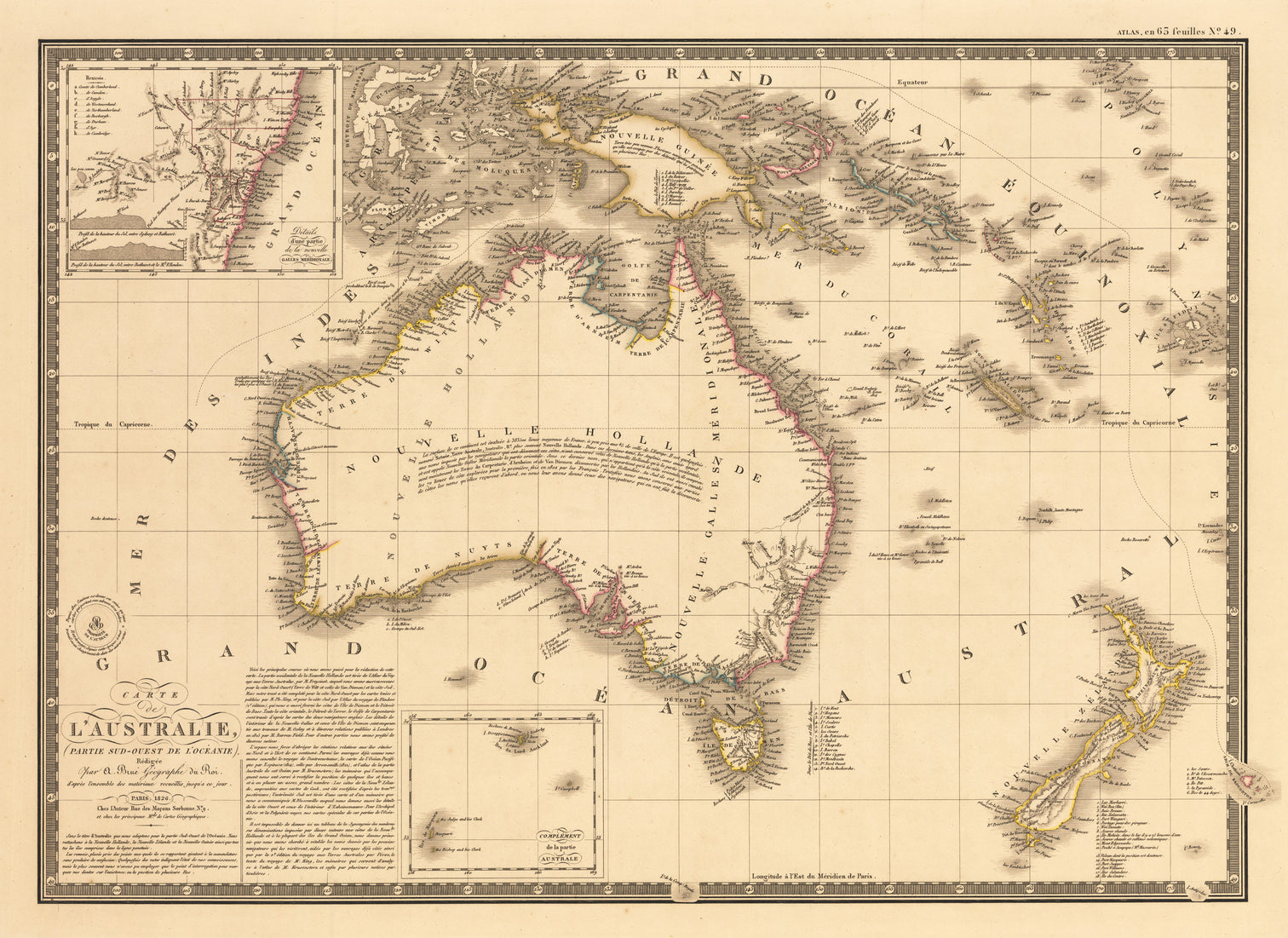 Vintage Maps of Australia & New Zealand – the Vintage Map Shop