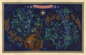 Air France - Celestial Map By: Lucien Boucher Date: 1950