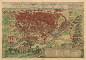 Cairus Quae Olim Babylon Aegypt Maxima Urbs By: Braun / Hogenberg Date: 1572