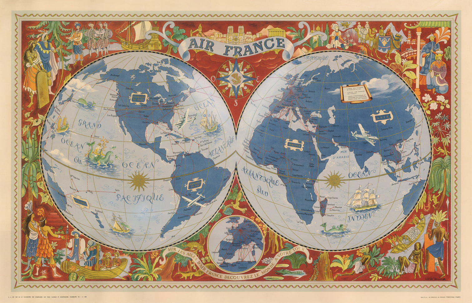 Vintage Pictorial Maps – Page 3 – the Vintage Map Shop