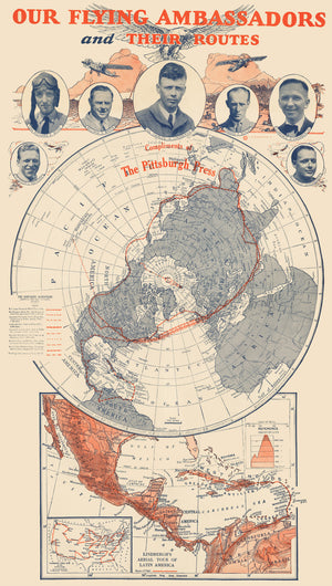 1929 Our Flying Ambassadors and Their Routes