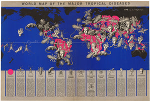 1944 World Map of Major Tropical Diseases