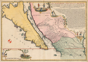 1720 La Californie ou Nouvelle Caroline, Teatro De Los Trabajos Apostolicos...