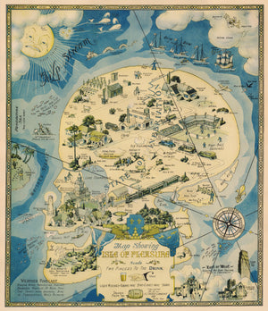 Map Showing Isle of Pleasure by: H.J. Lawrence, 1931