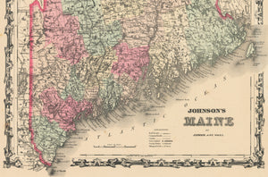 1862 Johnson's Maine