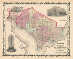 Johnson's Georgetown and the City of Washington the Capitol of the United States of America By: Johnson and Browning Date of Original: 1861.